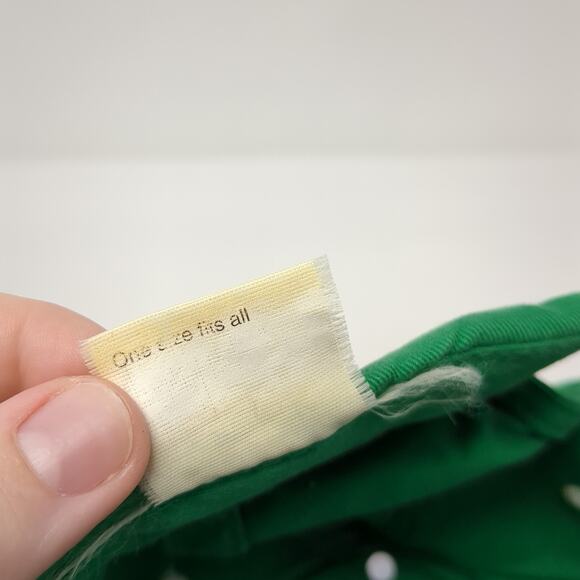 Celtic Slideback Baseball Cap Green One Size Adjustable Embroidered 6 Panel - Picture 10 of 10